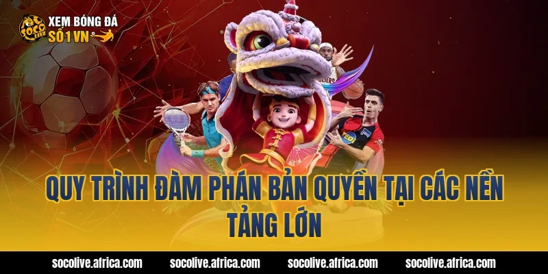 Quy trình đàm phán bản quyền tại các nền tảng lớn